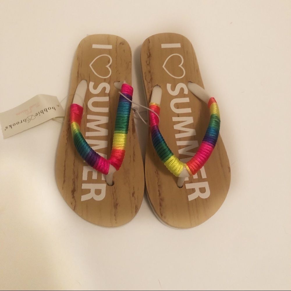 Adorable girls I Love‎ Summer Sandals- Brand New